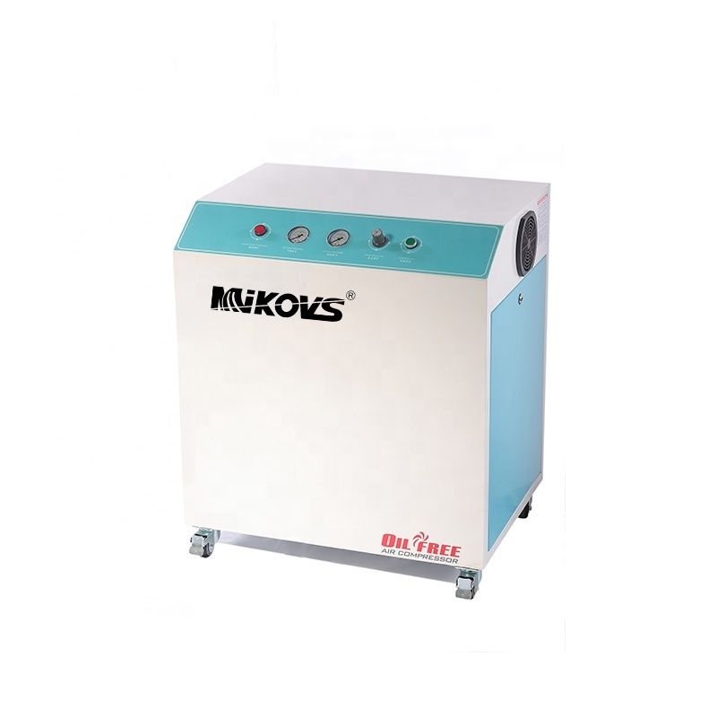 Mikovs MCS-1009 Mini Super Silent Oilless Dental Air Compressor for Sand blasting