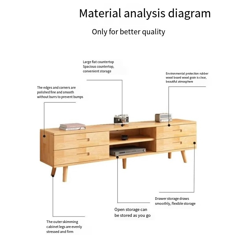 Coffee table TV cabinet modern coffee table living room furniture TV cabinet and coffee table set