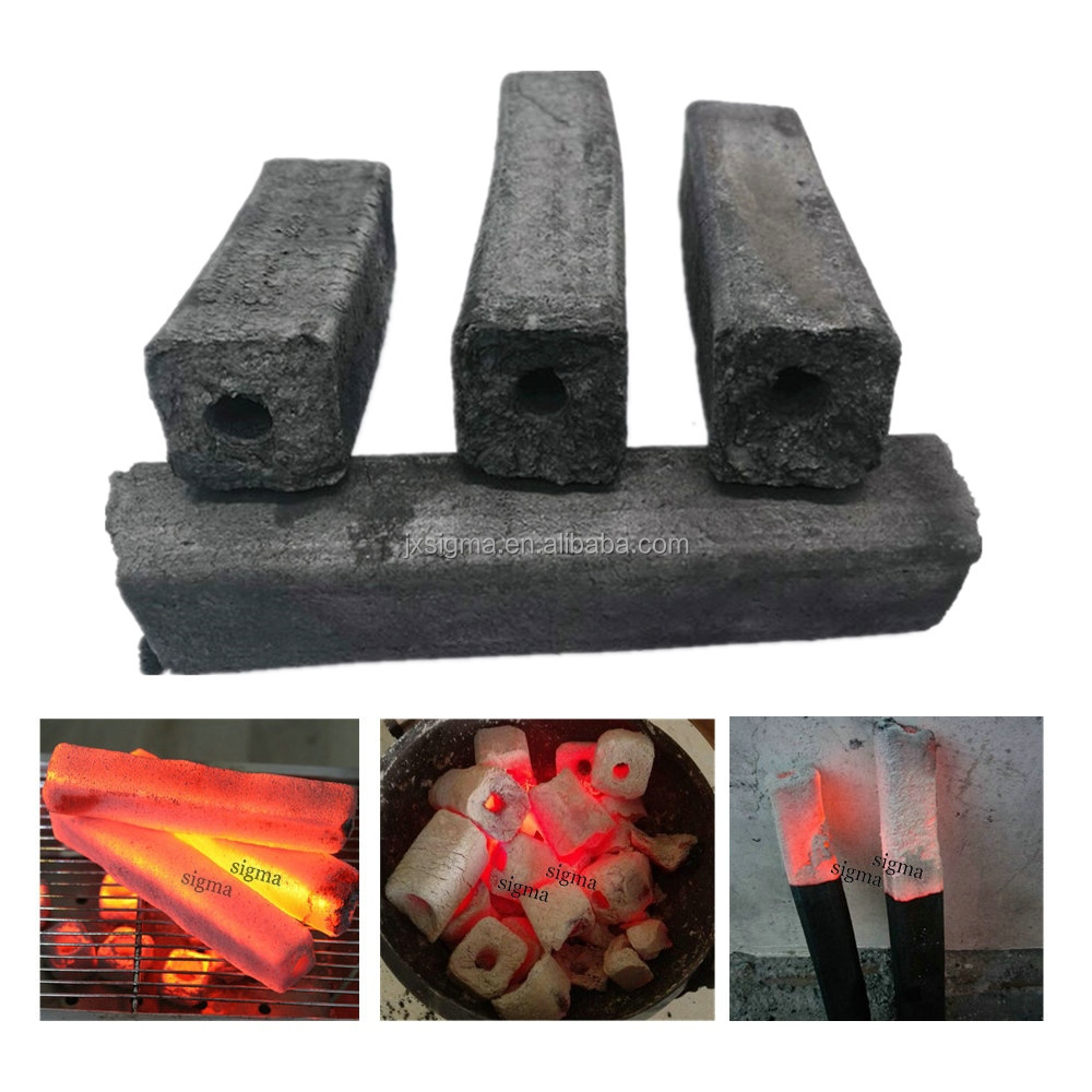 Sigma high temperature good quality IMAX argon royal brand bamboo sawdust briquette charcoal for Iraq