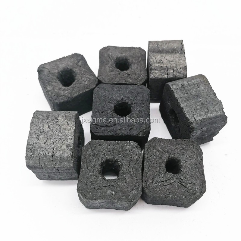 Organic bamboo sawdust briquette charcoal supper long lasting Cutting Cube bamboo charcoal briquettes price