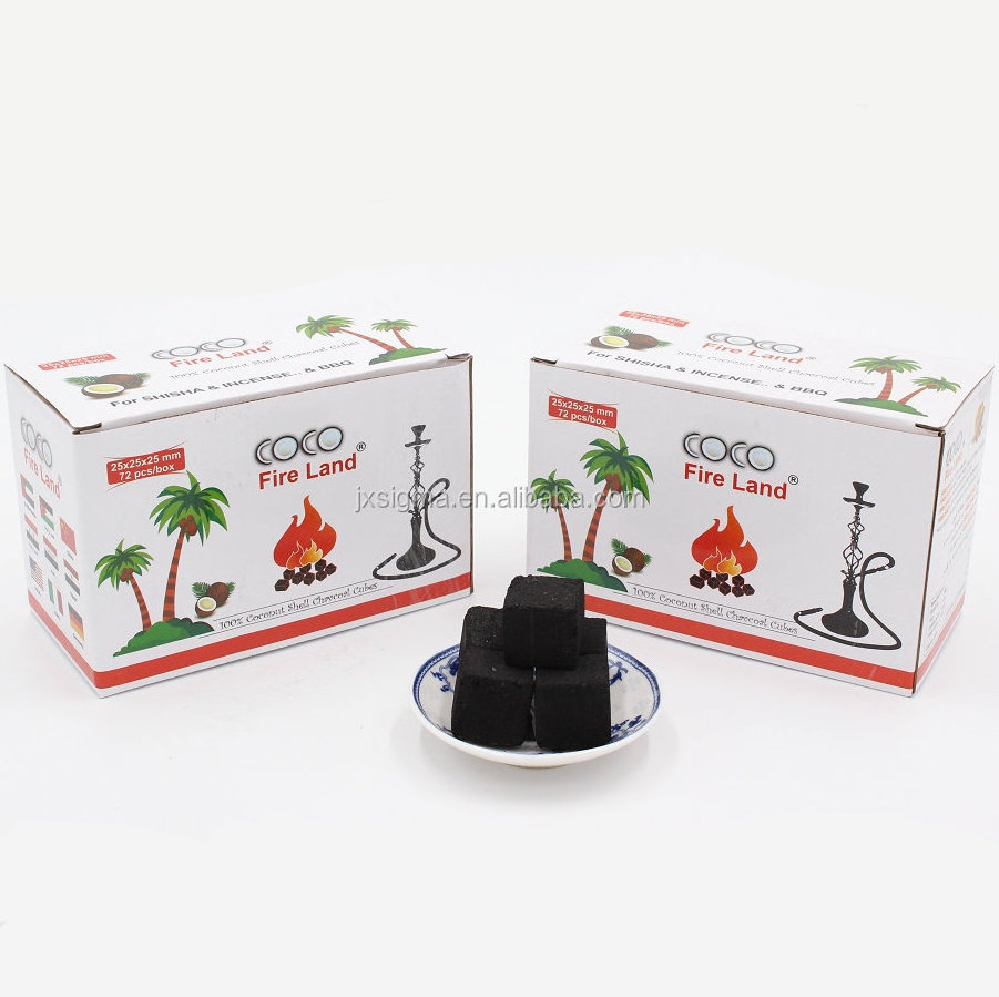 Premium Quality Per Kg Coconut Shell cube hookah coal