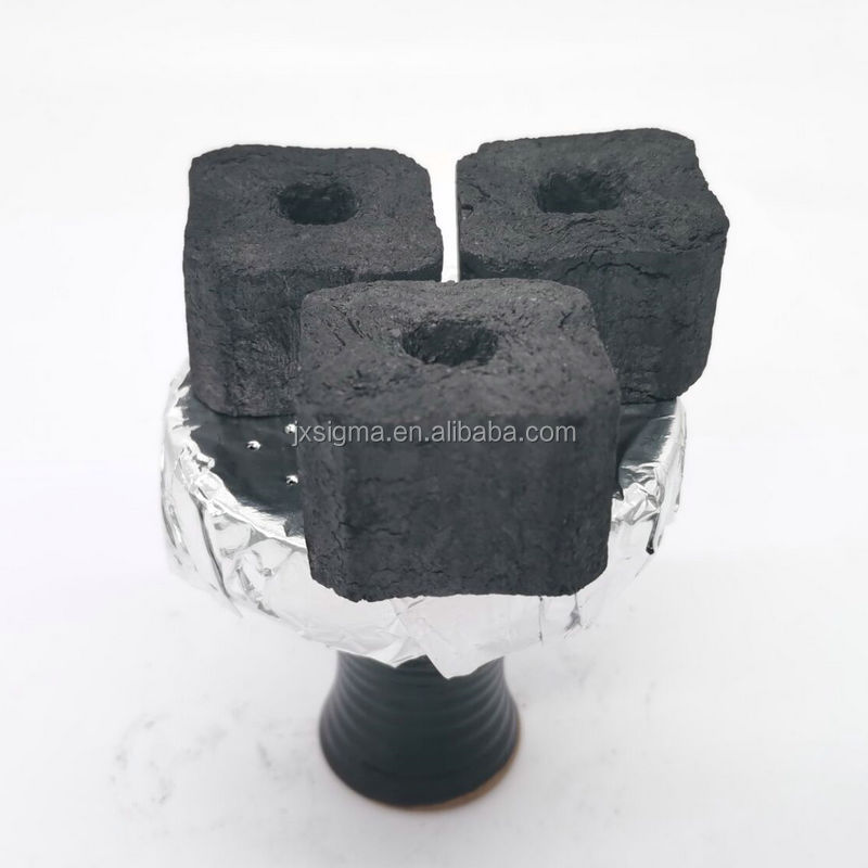 Organic bamboo sawdust briquette charcoal supper long lasting Cutting Cube bamboo charcoal briquettes price