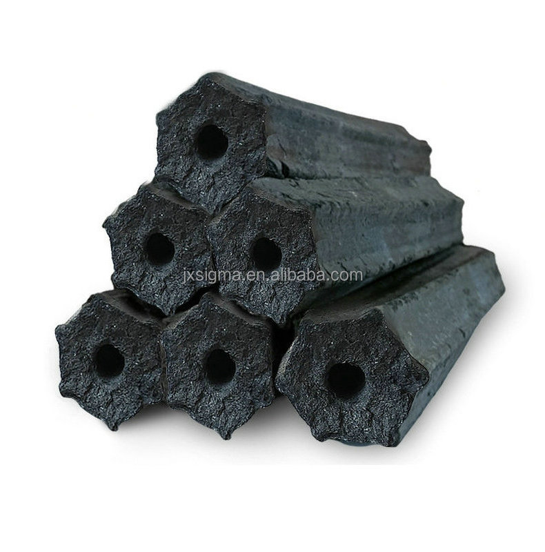 High Temperature Barbecue (bbq) Application And Charcoal Briquette Shape Coal hexagonal