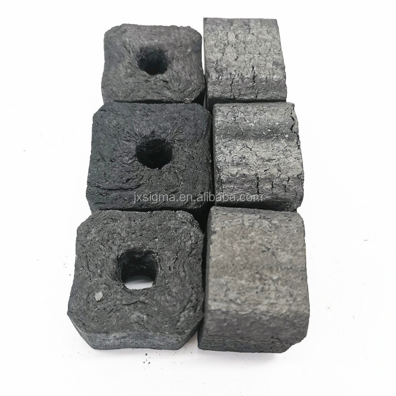 100% Bamboo Eco-friendly price per kg bulk bamboo briquette charcoal with hole for sale