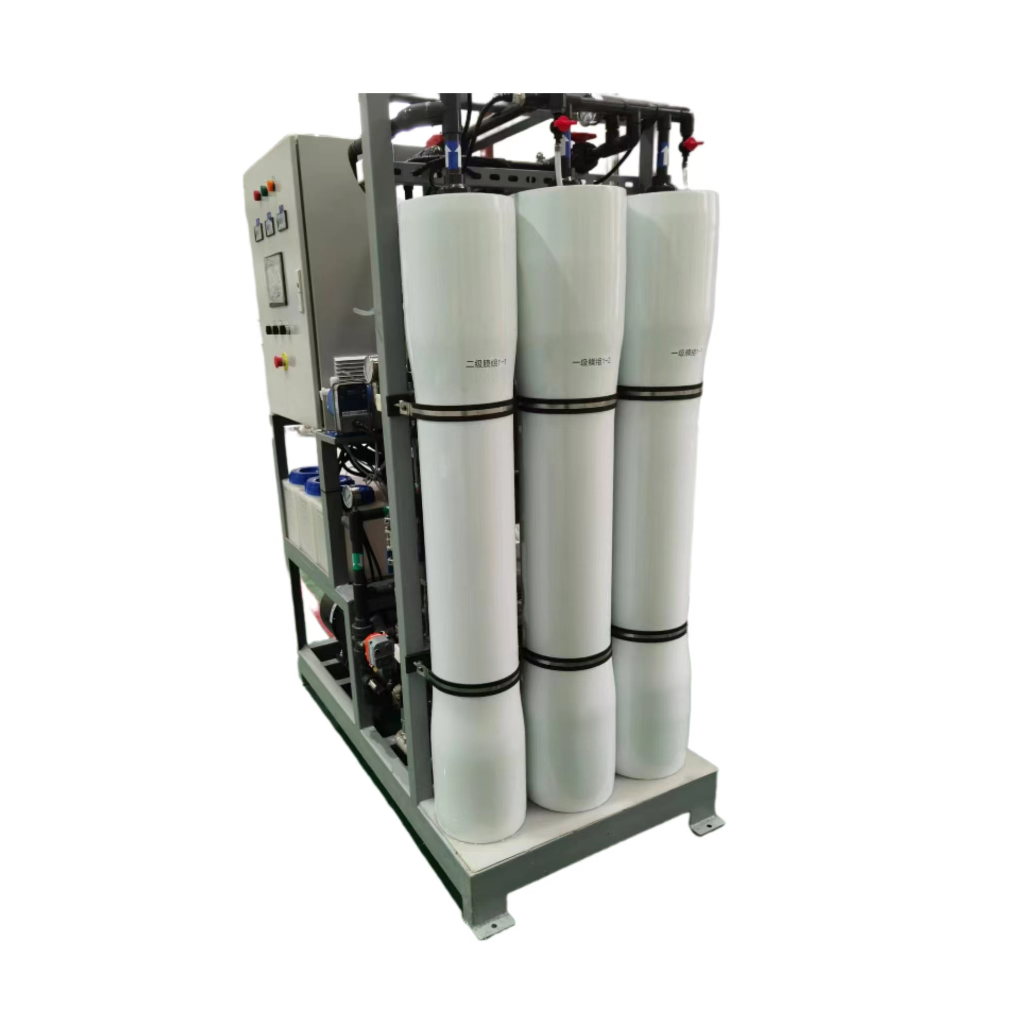 Seawater RO Membrane Stainless Steel Sand Filter Salty Water Filtration Machine