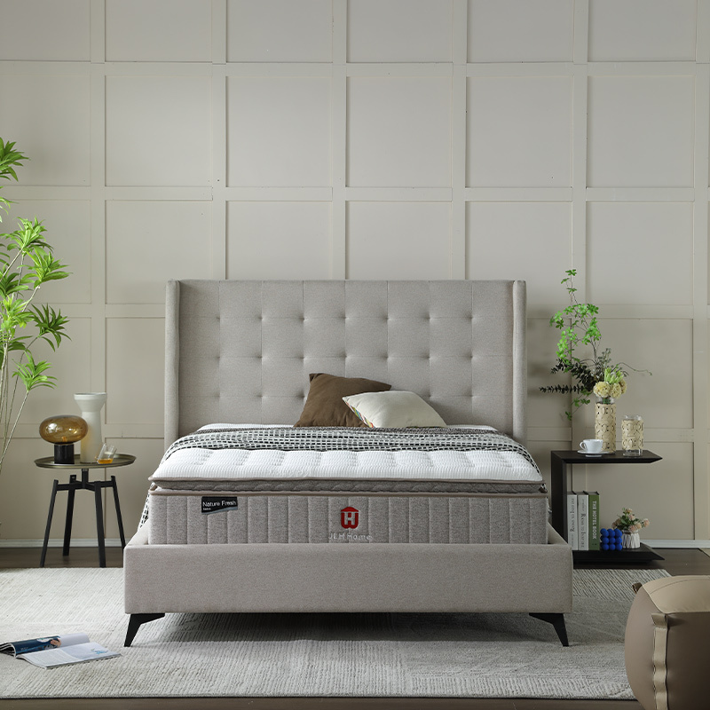 Hotel Bedroom Memory Foam Mattress for King Size Double Wall Bed Pocket Spring Made of Memory Compressed Latex Mattress