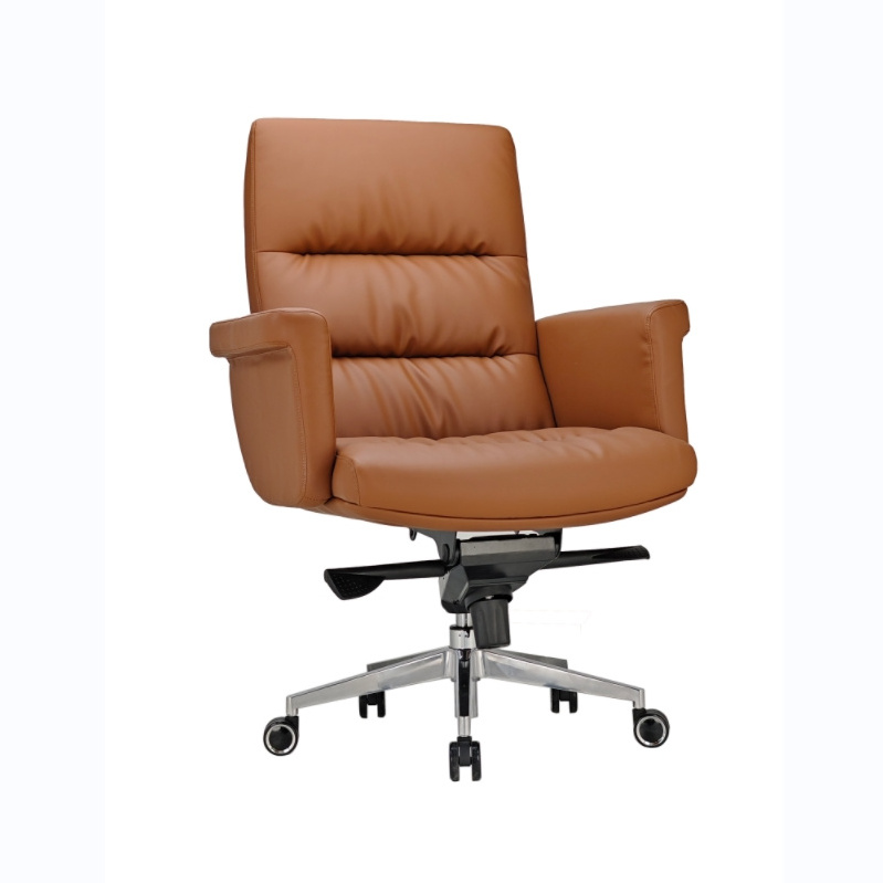 Ergonomic Adjustable Height Soft Padded Leather Office Chair Executive CEO  High Back Big and Tall Desk Chairs