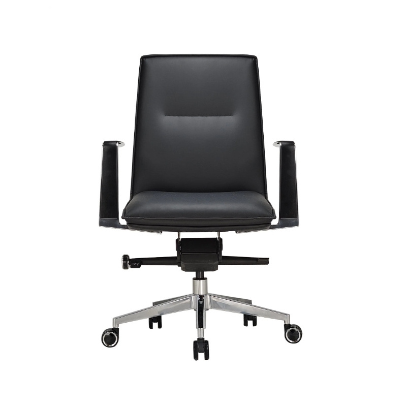 Ergonomic Big and Tall Computer Desk Chairs Executive Nappa Leather Chair High Back Swivel Office PC Chair with Rocking Function