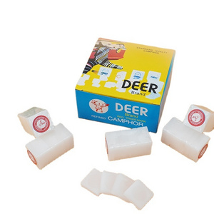 1/ 8oz deer brand refined premium camphor tablets/blocks/cubes/cakes(128 pieces)