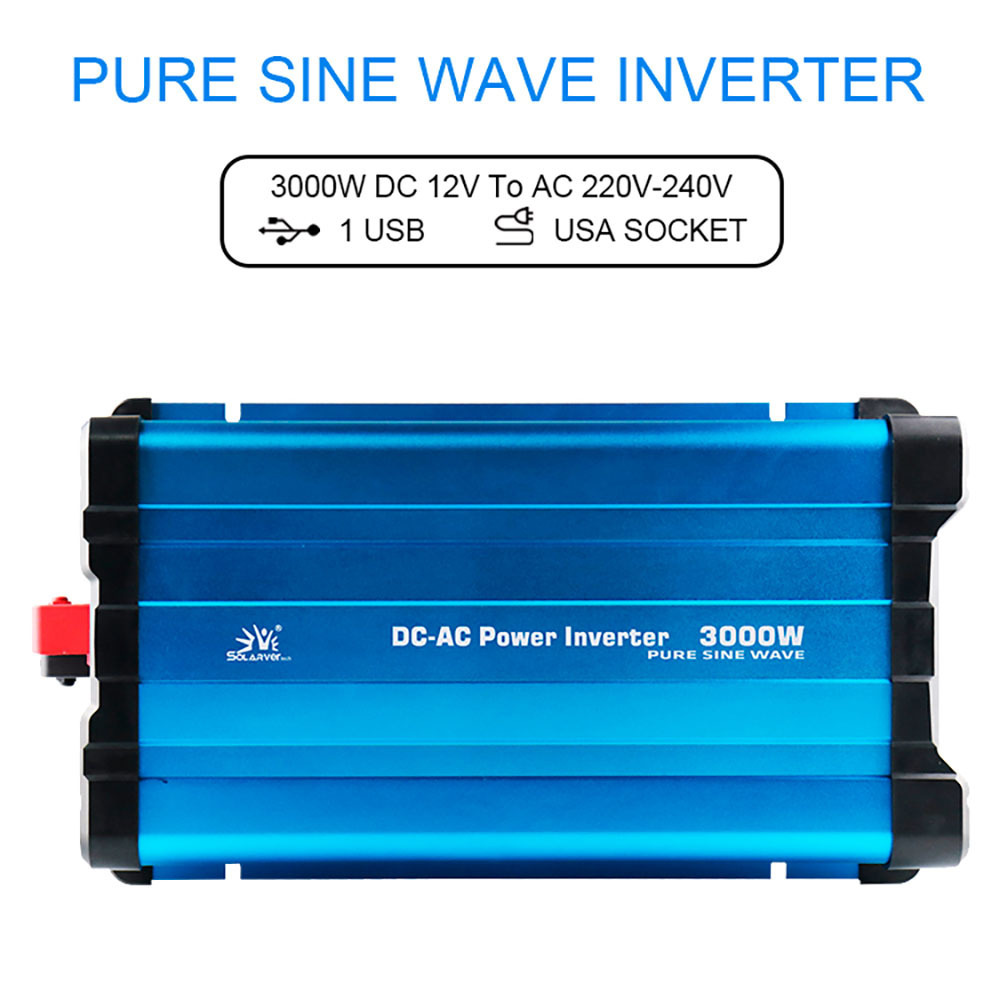 Pure Sine Wave Germany Car Inverter 12V 220V 600W 1000W 1500W 2000W 2500W 3000W 4000W,TLS-C Vehicle Mounted Power Inverter