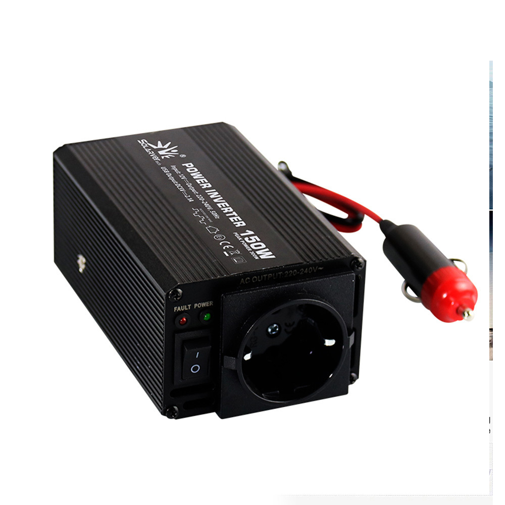 150W Car Inverter 12V 220V Car Power Inverter With Cigarette Lighter