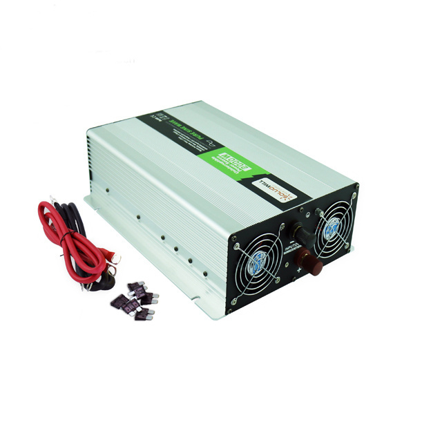 Auto switch dc to ac ups rechargeable battery 2000w power inverter dc 12v ac 220v with battery charger