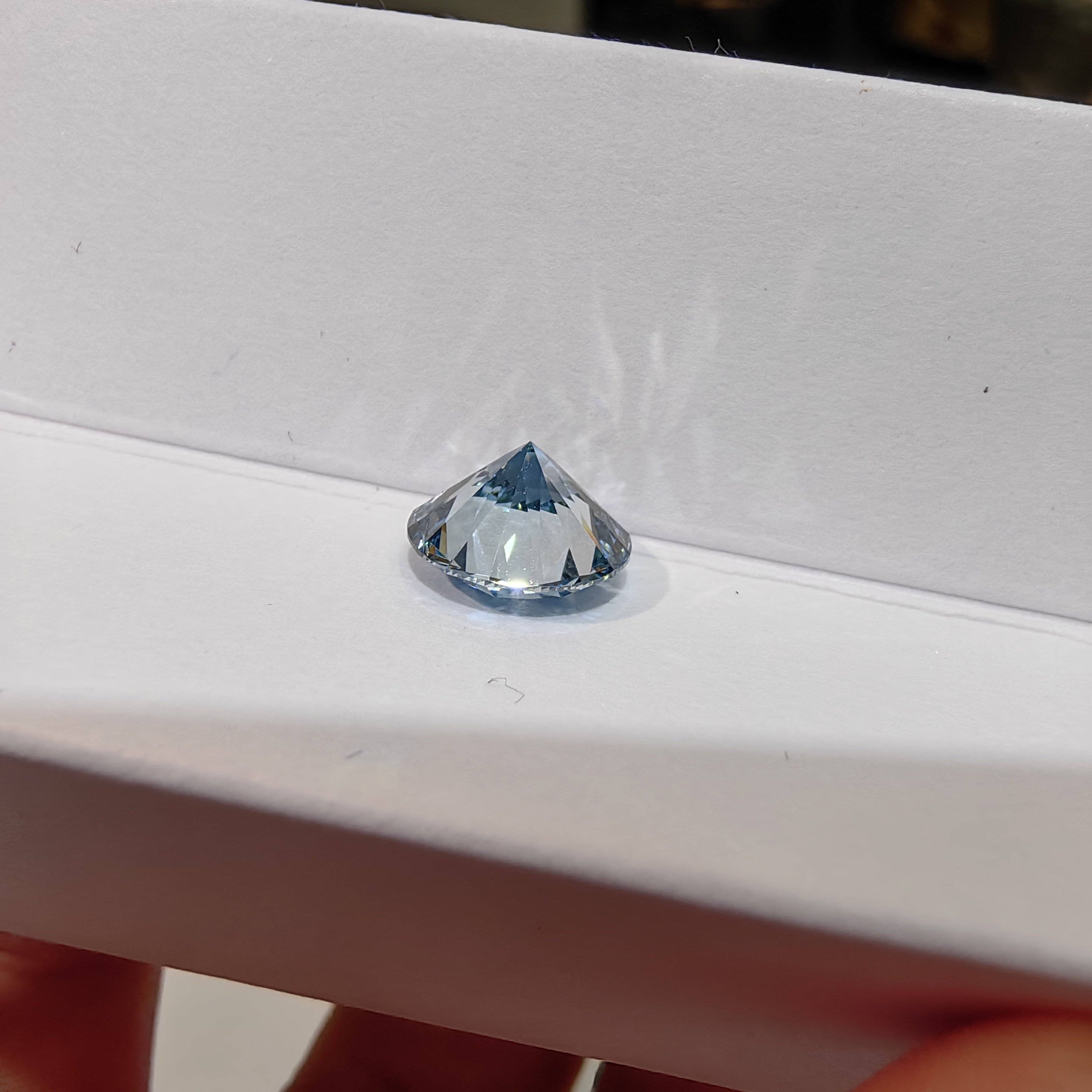 1ct Round Cut Loose Lab Grown Diamonds Blue Diamond Lab Diamonds Wholesale With Certification