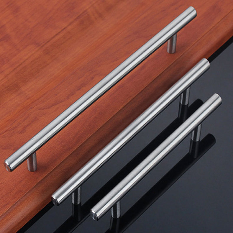 Modern Style Brushed Nickel Drawer Pulls Furniture Accessories Brass Stainless Steel Alloy Cabinet Drawer Pull Handles