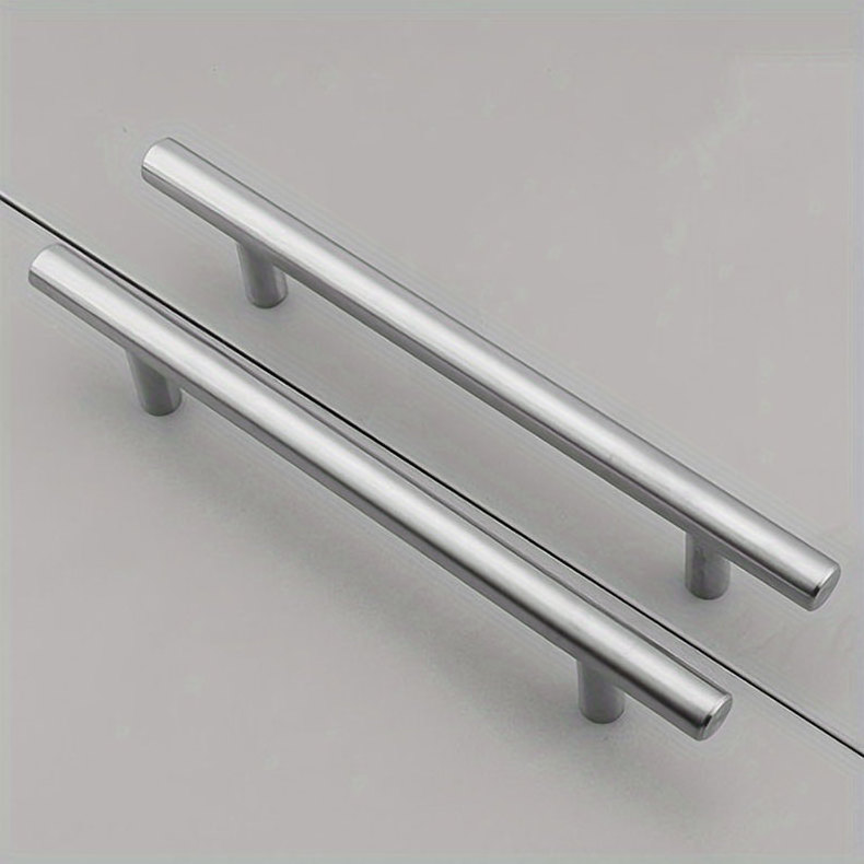 Modern Style Brushed Nickel Drawer Pulls Furniture Accessories Brass Stainless Steel Alloy Cabinet Drawer Pull Handles