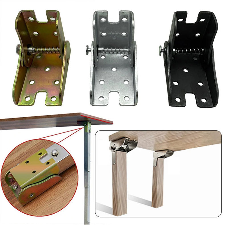 Soruda Furniture Hardware Accessories Cabinet Hinges  90 Degrees Self-Locking Folding Hinge