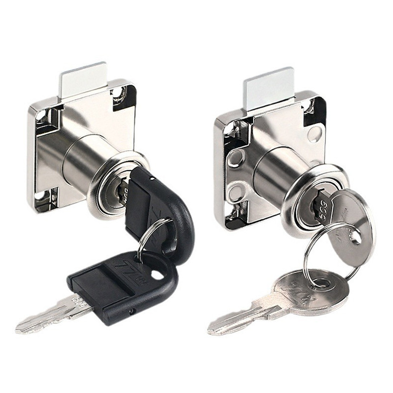 Soruda   Die-Cast Zinc Alloy Housing and Cylinder Dresser Key Cabinet Lock Cabinet Electric Door Cylinder Cam Lock