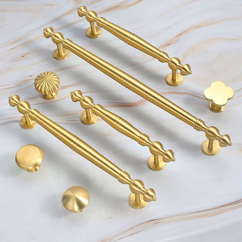 Soruda Wholesale Furniture Cabinet T bar Handle For Drawer Dresser Cupboard Pull Gold Kitchen Handle Knob