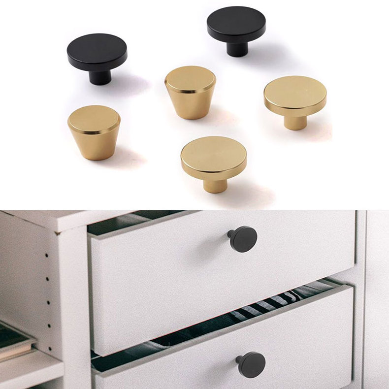 Wholesale Good Guality Brass Handles and Nordic Minimalist Knobs for Furniture Cabinet Drawers