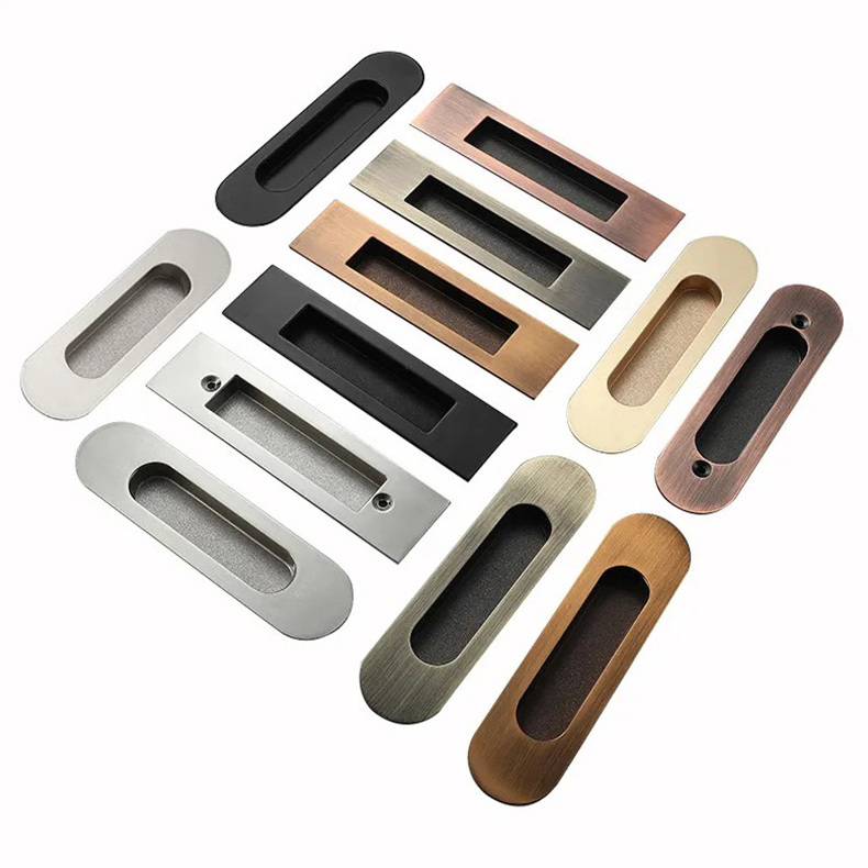 Soruda Stainless Steel Metal Hardware brushed sliver Black Gold Knob Cabinet Handles Furniture Kitchen Door Pull Handle