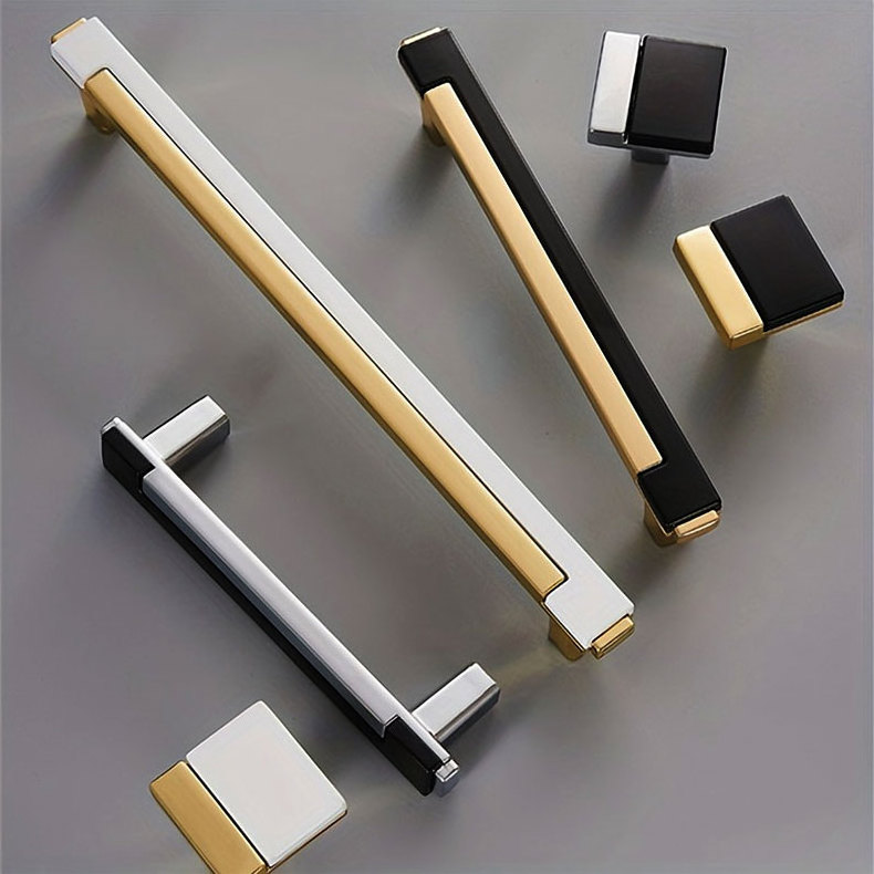 3.75 Inch 96 mm Hole Centers Cabinet Pulls Zinc Alloy Silver Premium Hardware for Kitchen Cabinets Cupboard Drawer Closet