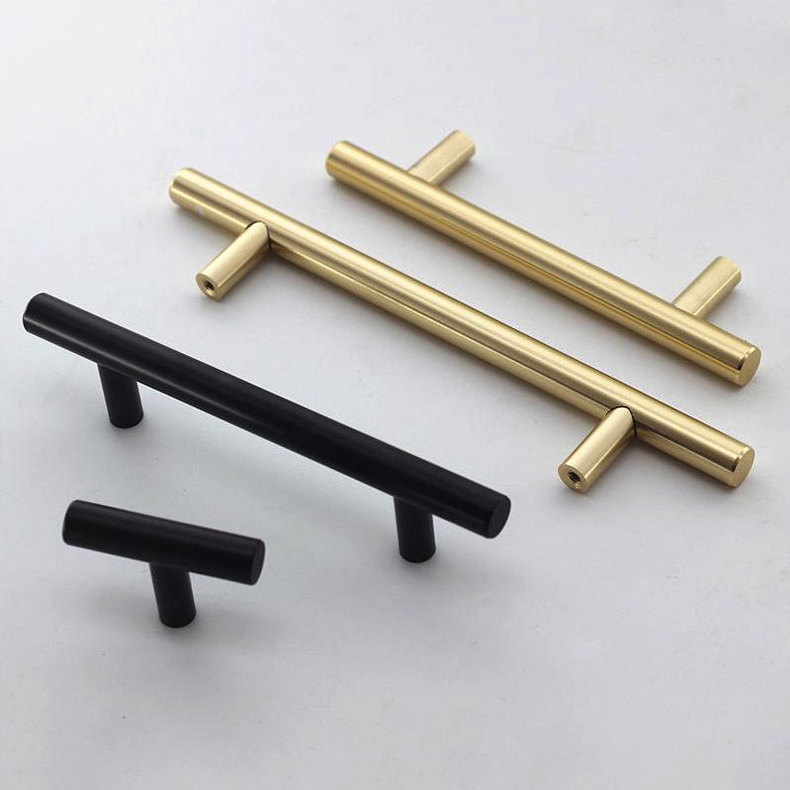 Wholesale Brushed Adjustable Cabinet Pull 76Mm 96Mm Kitchen 3 In Long Hardware Door Pull T Bar Cabinet Handle Drawer Pull