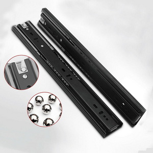 Soft closing telescopic channel for drawer Soft Closing Wardrobe lastic Furniture hardware Drawer Slide