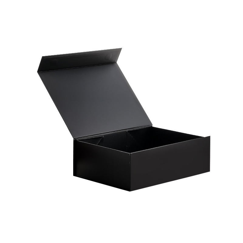 custom logo packaging box magnetic black box gift box