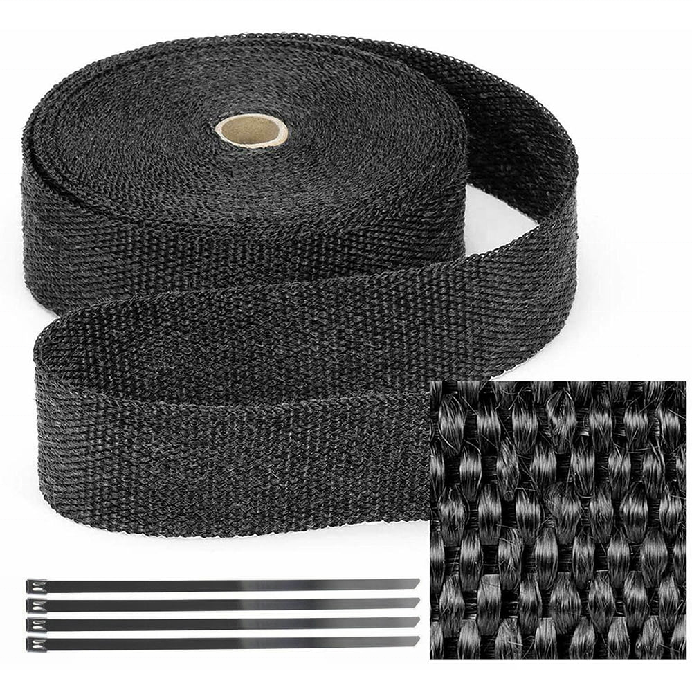 Titanium Exhaust Header Pipe Heat Wrap 2