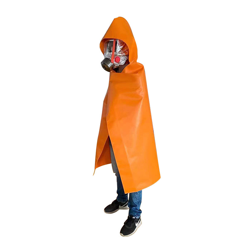 fire resistant  Fiberglass Fireproof Hooded Cloak Fire Emergency Survival Safety clothing