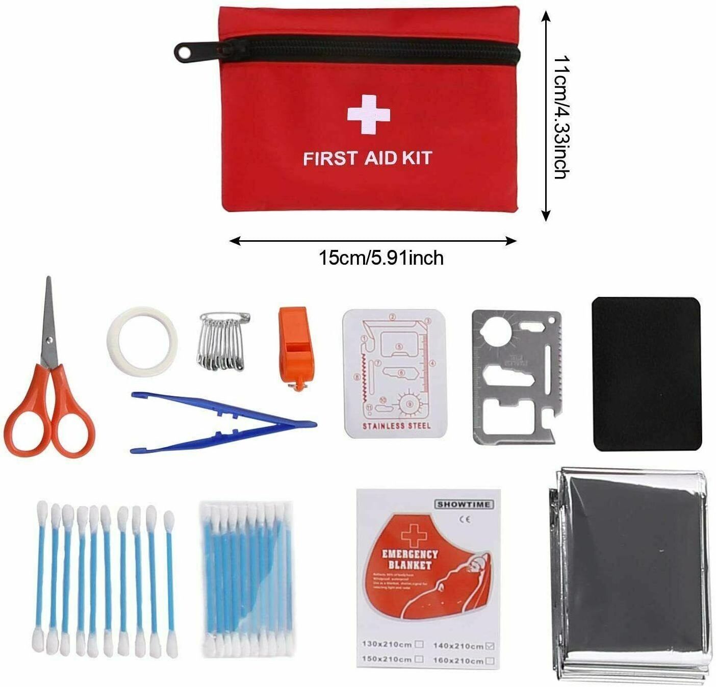 Universal Automotive 12 pcs Roadside Emergency Car Kit for Emergency repair and rescue driver emergency kit