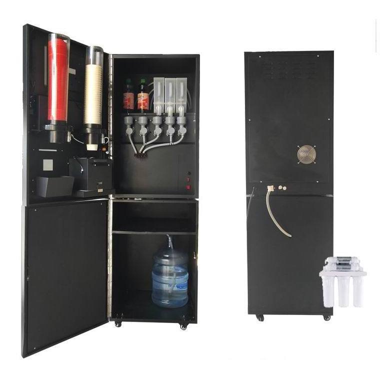 50ST(3+2) Instant coffee machine commercial ice juice vending machine coffee vending machine automatic coffee dispenser