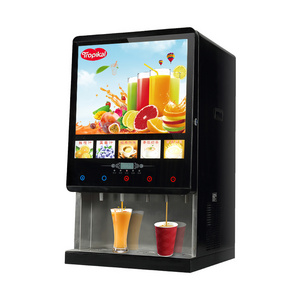 50SC(3+2) Milk tea vending machine ice juice vending machine for commercial use instant coffee machine commercial LED light box