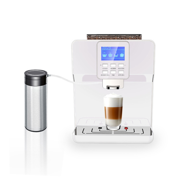 A6PES 19 Bar Espresso coffee machine commercialFully automatic freshly ground coffee vending machine double boilers