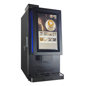 408D SUPIN Touch screen espresso coffee machine commercial use bean to cup IOT 19 Bar freshly ground coffee vending machine