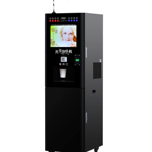 40ST (2+2) Cold Juice Vending Machine coin coffee machine commercial milk tea vending machine instant coffee dispenser