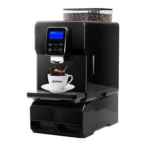 A6PES 19 Bar Espresso coffee machine commercialFully automatic freshly ground coffee vending machine double boilers