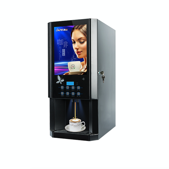 30SCW-8 Automatic 3 hot 3 cold instant coffee machine self service drinks vending machine fully automatic coffee vending machine