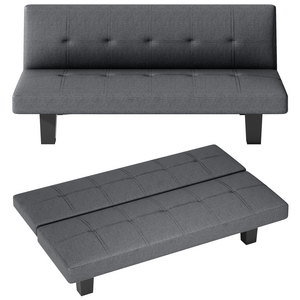 Wholesale Grey Simple Folding Sofa Bed Divano Letto Apartment Small Family Simple Reclining Chair Single Folding Sofa Bed