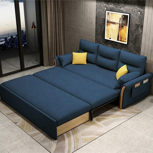 Space Saving with Large Storage Space Folding Fabric Living Room Sofa Cama Luxury Multi-functional Convertible Fabric Sofa Bed