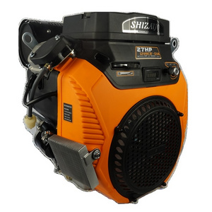 Shizai Air Cooled 20hp 25hp 27hp V-twin Horizontal Shaft Ohv Gasoline Engine For Long Tail Boat