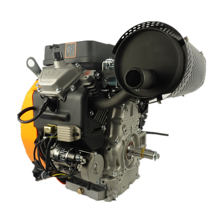 Shizai Air Cooled 20hp 25hp 27hp V-twin Horizontal Shaft Ohv Gasoline Engine For Long Tail Boat