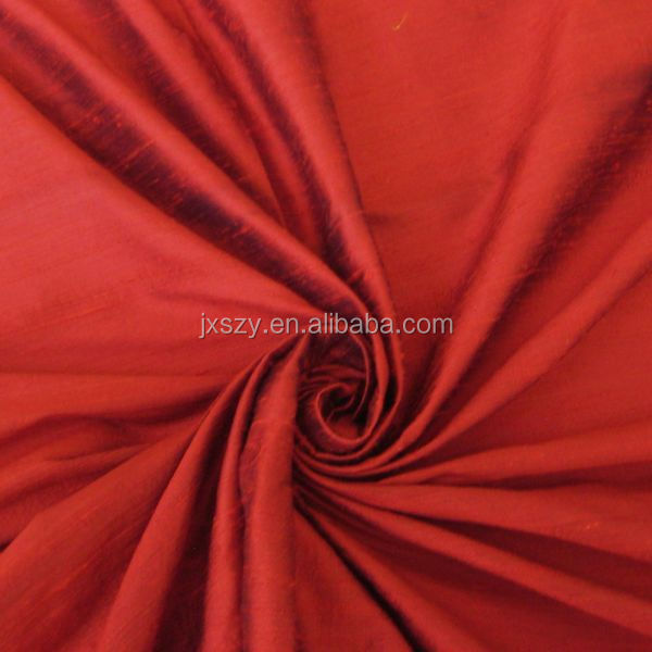 silk dupion 19mm silk shantung fabric