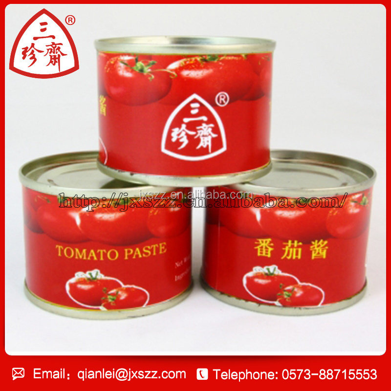 Canned tomato paste/sauces/ketchup