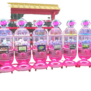 coin operated candy gift capsule ball machines Bouncy balls Egg Capsules toys Spiral gumball vending machine