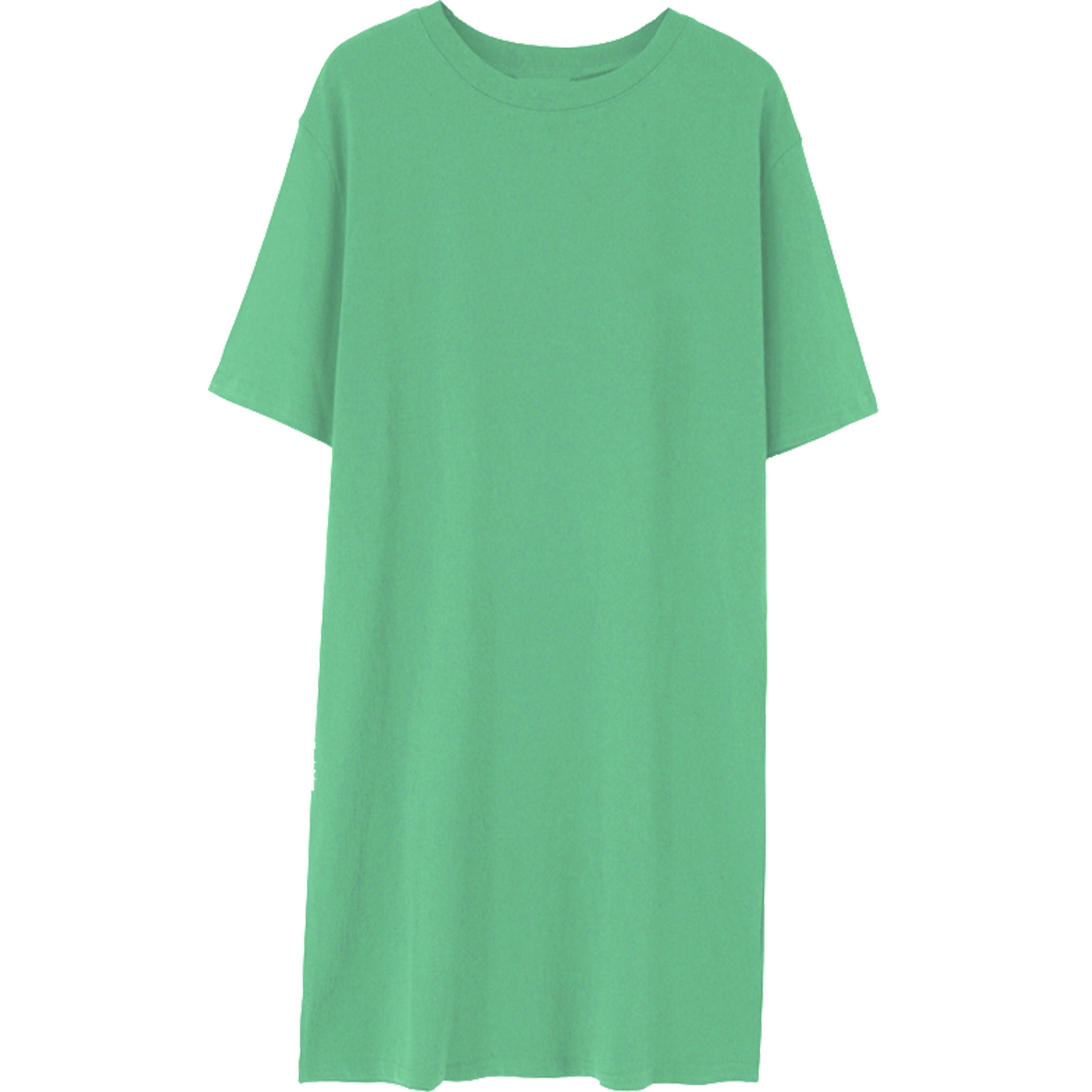 Wholesale High Quality Lady Soft Cotton T-Shirt Dress Comfortable Casual Summer Dresses Women Stylish Blank T-Shirt Dress