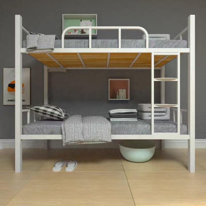 Top Selling Modern Design Double Bunk Bed for Adults Metal Manufacturer Hostel Bunker Beds Apartments Schools Hospitals Bedrooms