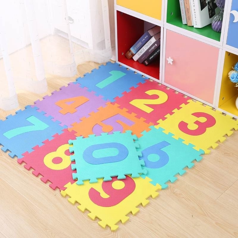 Eva Foam Floor Mats Alphabet Number Cartoon Interlocking  Puzzle Crawl Play mat For Kids Baby Child