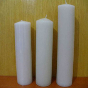 Competitive price ivory church pillar candle