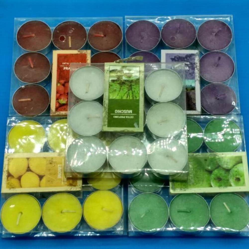 paraffin wax candle making supplier factory price unscented tealight candles